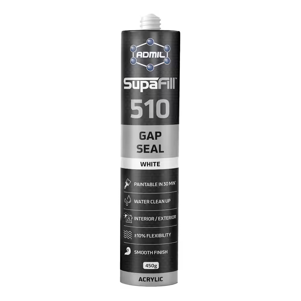 ADMIL 103073 Sealant Selleys - SupaFill 510 Gap Filler - 480 gram (White) - Box of 20 - South East Clearance Centre