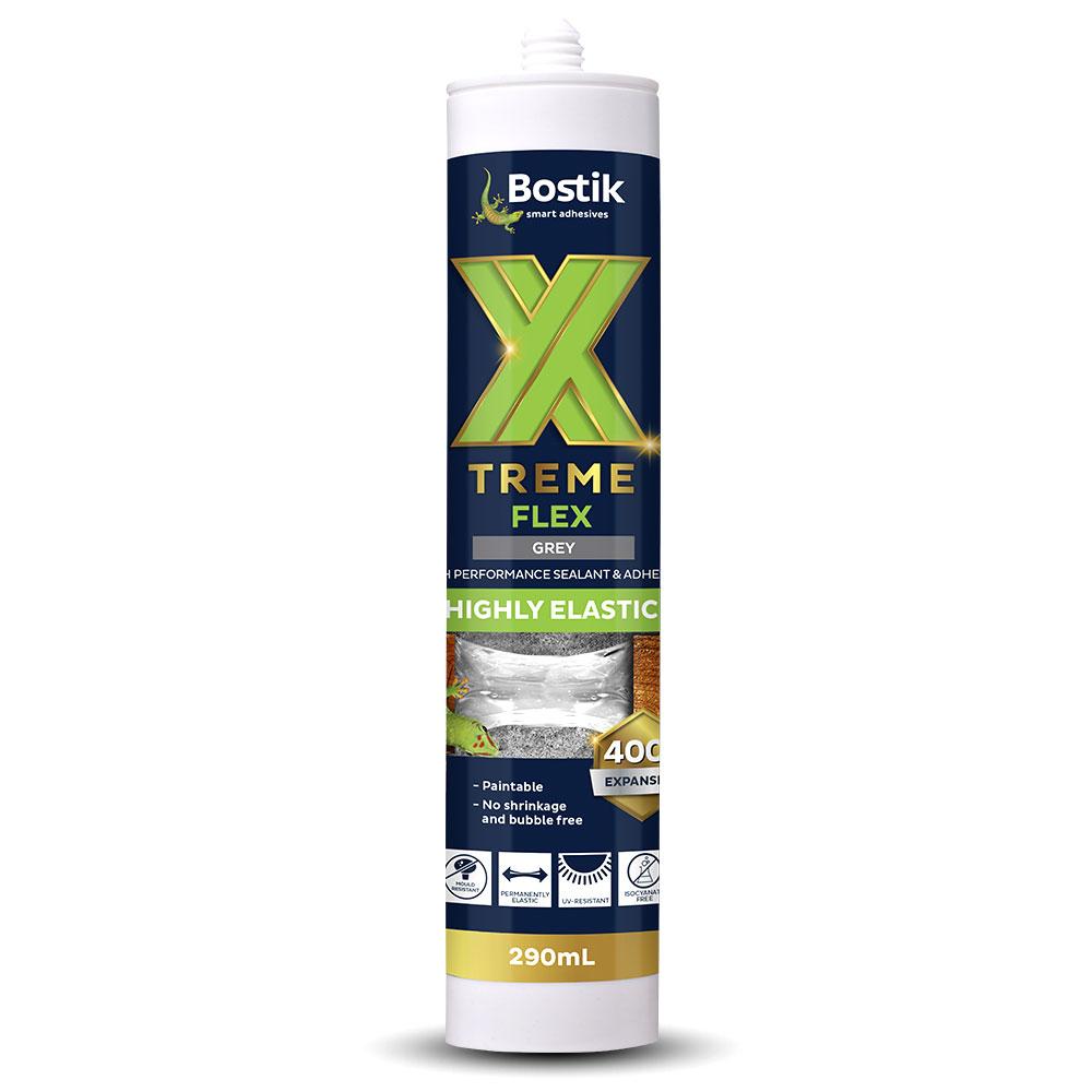 Bostik 30610797 Xtreme Flex 290ml High Performance MS Sealant & Adhesive Cartridge - Grey