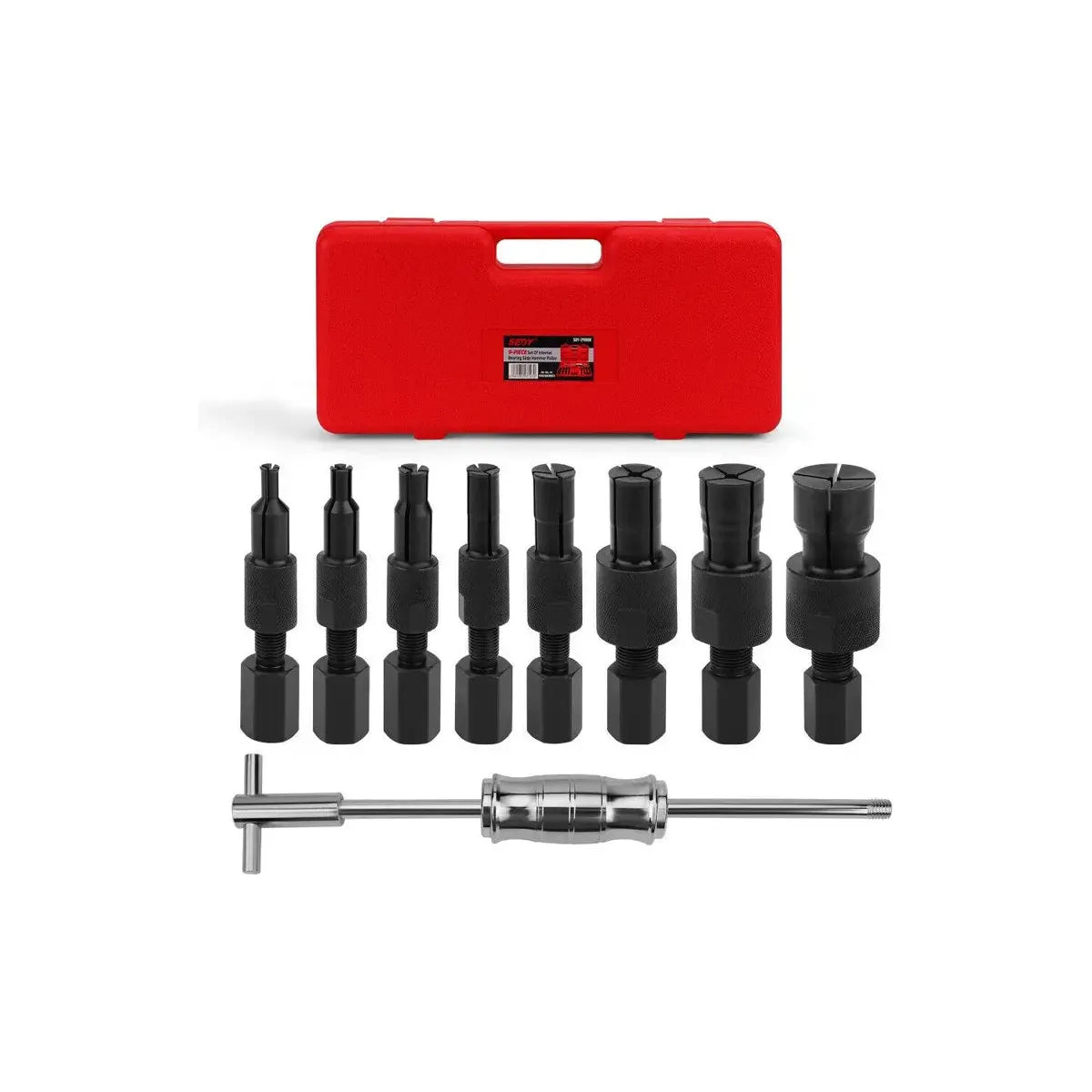9Pcs Inner Bearing Puller Set Slide Hammer Internal Blind Hole Remover Tool - South East Clearance Centre
