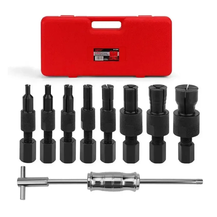 9Pcs Inner Bearing Puller Set Slide Hammer Internal Blind Hole Remover Tool - South East Clearance Centre