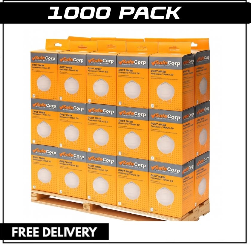 (1000 Pack) Safecorp Nuissance Dust Face Mask - SCP1010 - South East Clearance Centre