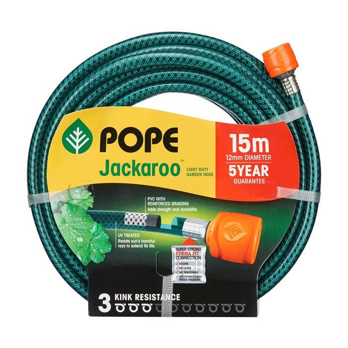 Pope Jackaroo 12mm Jackaroo Garden Hose (15 Metres)