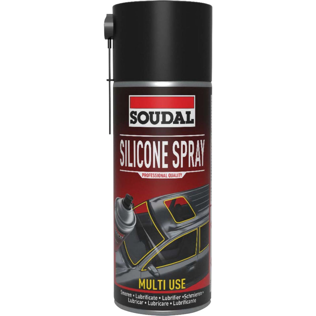 Soudal Silicone Spray Silicone Sealant 400ml (box of 6) - South East Clearance Centre