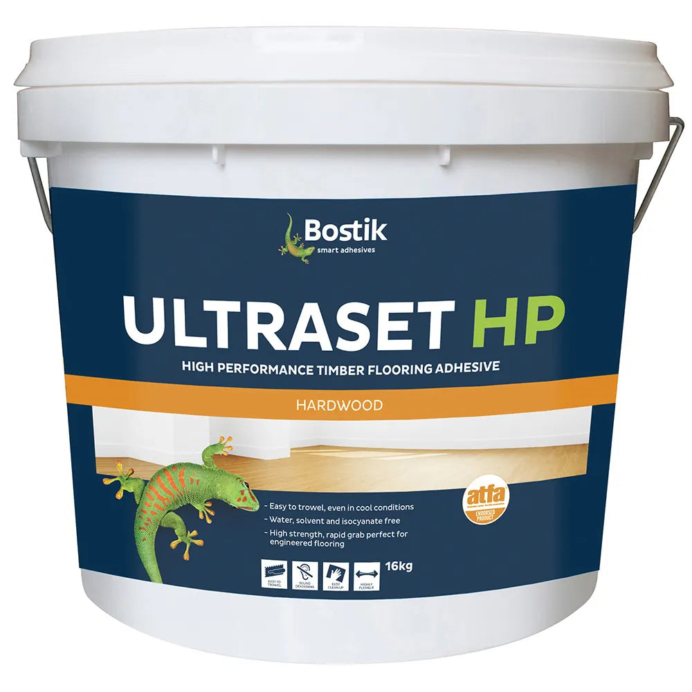 BOSTIK 16KG ADHESIVE HP PAIL BROWN ULTRASET FLEXIBLE 30840416 - South East Clearance Centre