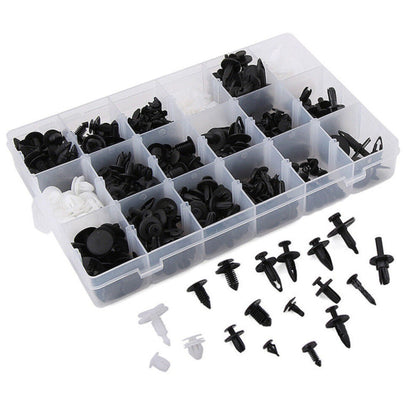 415 Piece Auto Car Trim Plastic Clips Bumper Rivets Screws Panel Push Fastener Kit - South East Clearance Centre