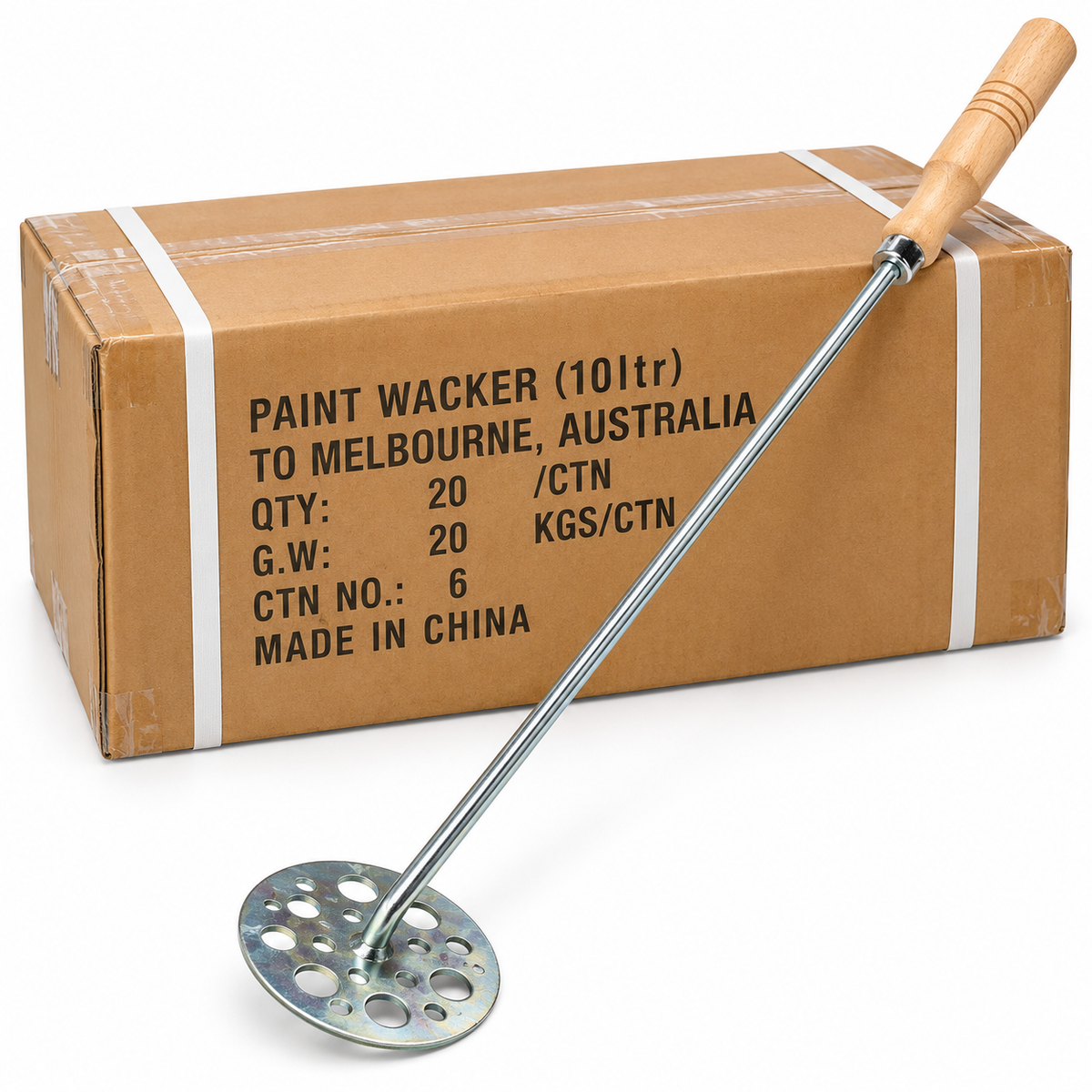 Paint Wacker 10L Heavy Duty Paint Mixing Tool – (Carton of 20) - South East Clearance Centre