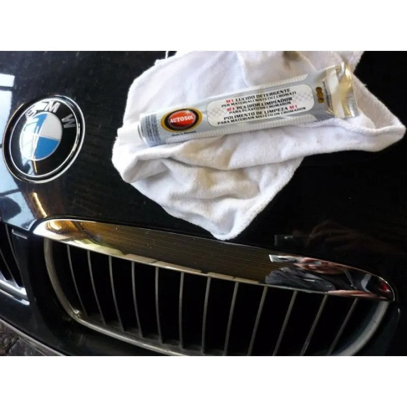 (24 PACK) Autosol M1 Chrome Plated Plastic Polish 75mL Tube 1910