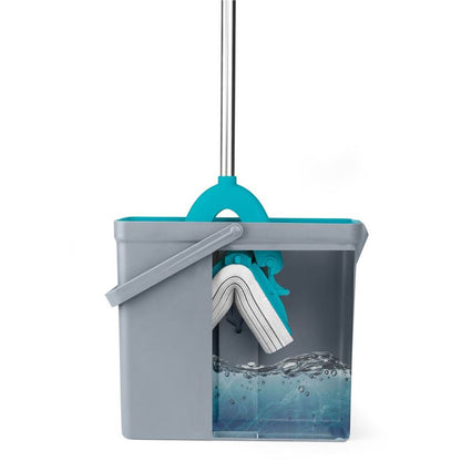Beldray – Slimline Mop & Bucket Set, Grey/Turquoise - South East Clearance Centre