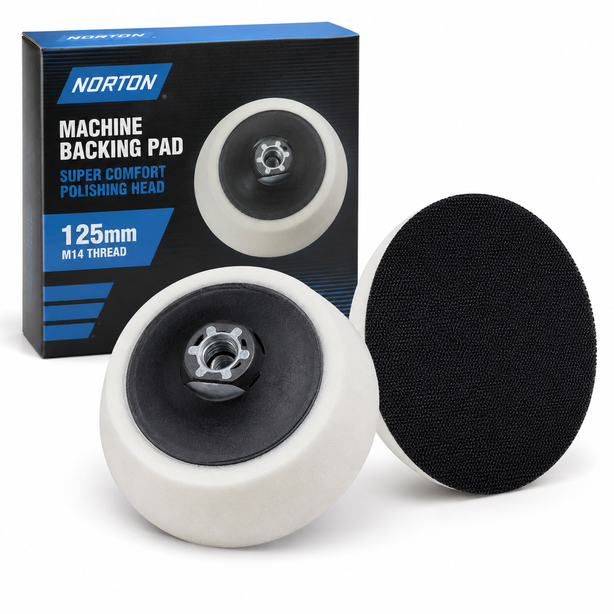Norton 125mm (5") Machine Backing Pad – Super Comfort Polishing Head M14