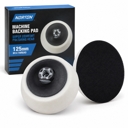 Norton 125mm (5") Machine Backing Pad – Super Comfort Polishing Head M14