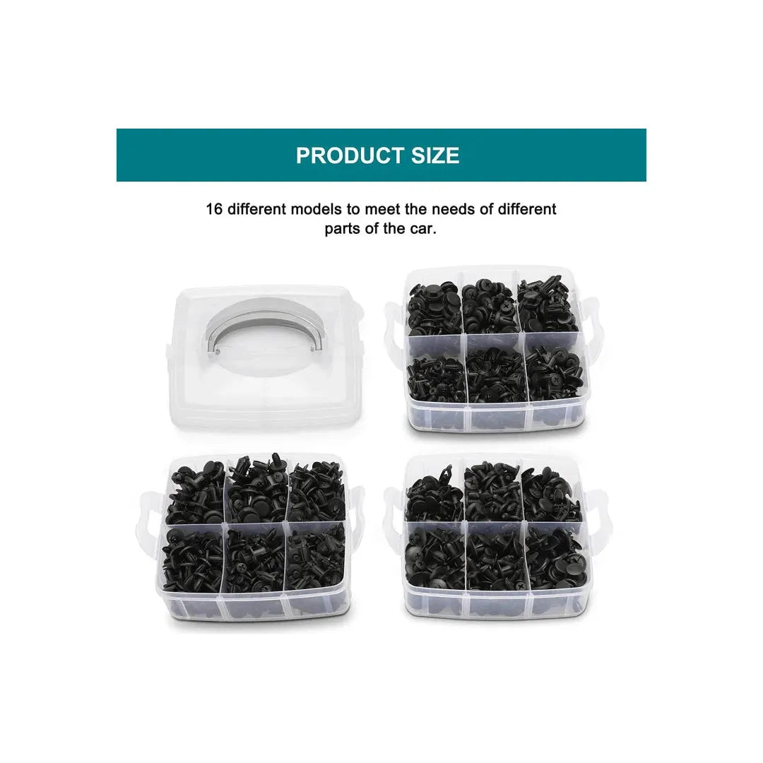 Car Trim Body Clips Kit 620PCS - South East Clearance Centre