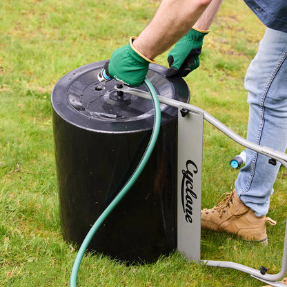 Cyclone 60L Steel Garden Roller (slightly damaged outer box)