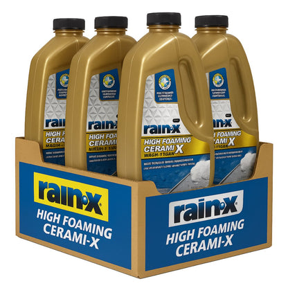 (4 Pack) Rain-X Pro High Foaming Cerami-X Wash & Wax 1.42L