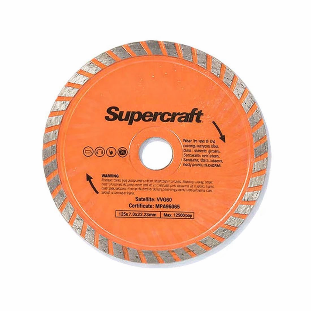 Supercraft Diamond Blade Turbo 125mm - South East Clearance Centre