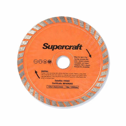 Supercraft Diamond Blade Turbo 125mm - South East Clearance Centre