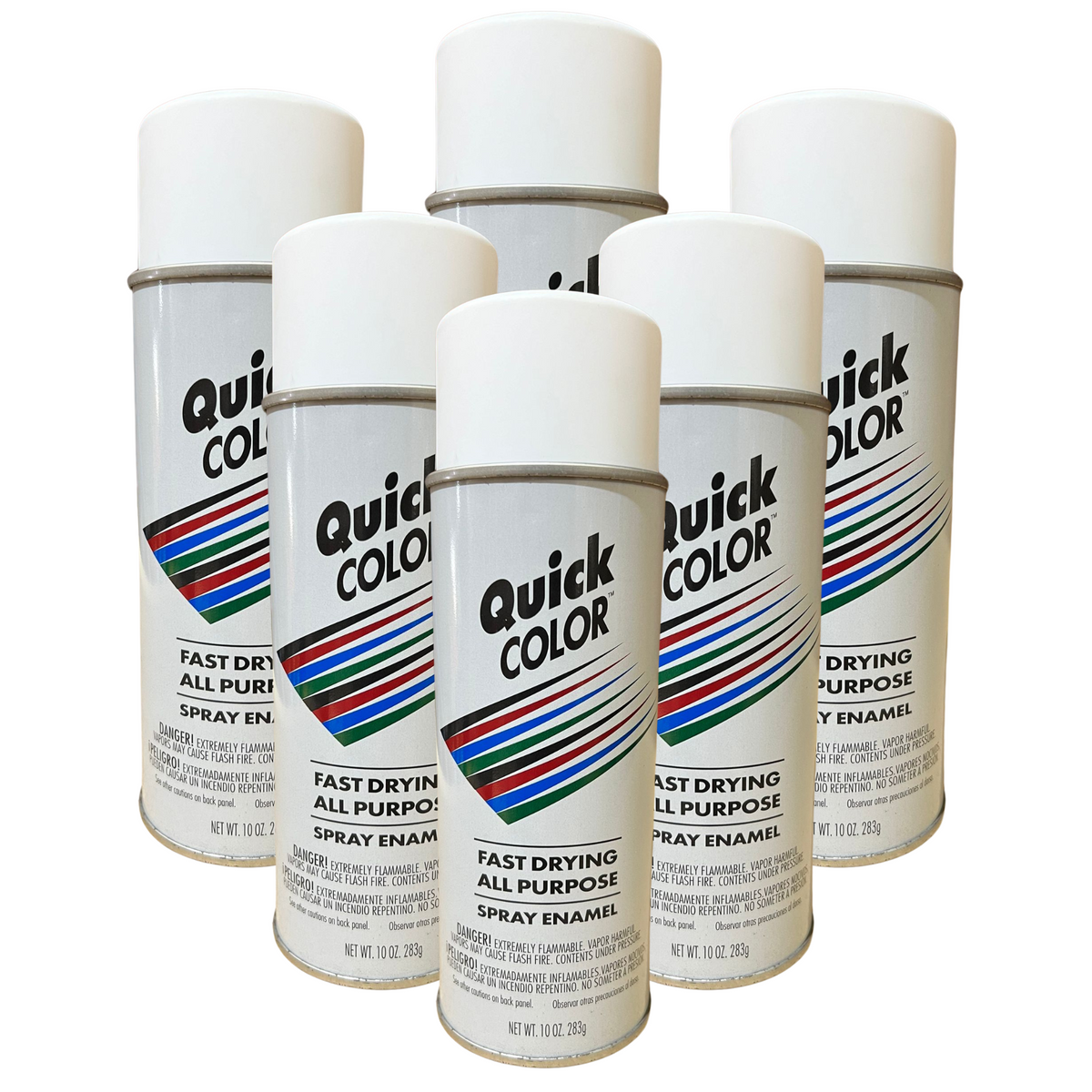 RustOleum Quick Color Spray Paint 6 Cans Flat White South East