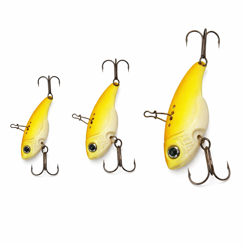 KAMIKAZE Metal Blades - Vibrating Lures 3 PkK (HS Mango) - South East Clearance Centre