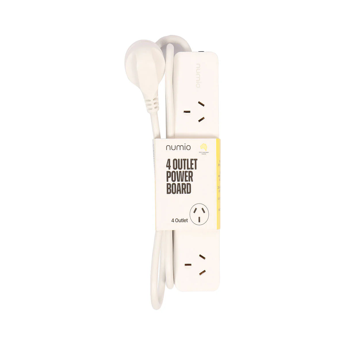 Numio Power Board 4 Outlet - South East Clearance Centre