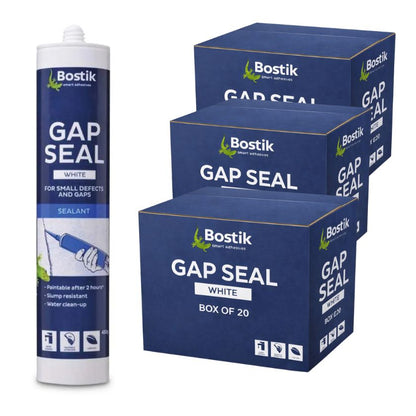 Bostik 450g General Purpose Acrylic Gap Filler - White 30605381 (Box of 60)