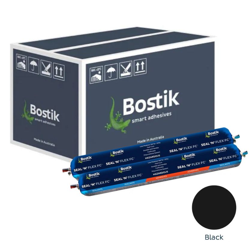 Bostik 30800512 720gms 600ml Seal N Flex FC Sealant Sausage - Black (Box of 20)