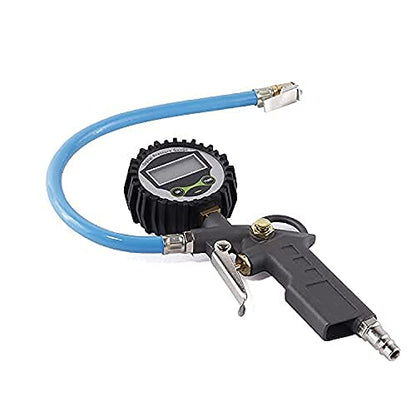 Digital Tire Inflator Pressure Gauge Car Air Line Tyre Pump Compressor 0-220 PSI - South East Clearance Centre