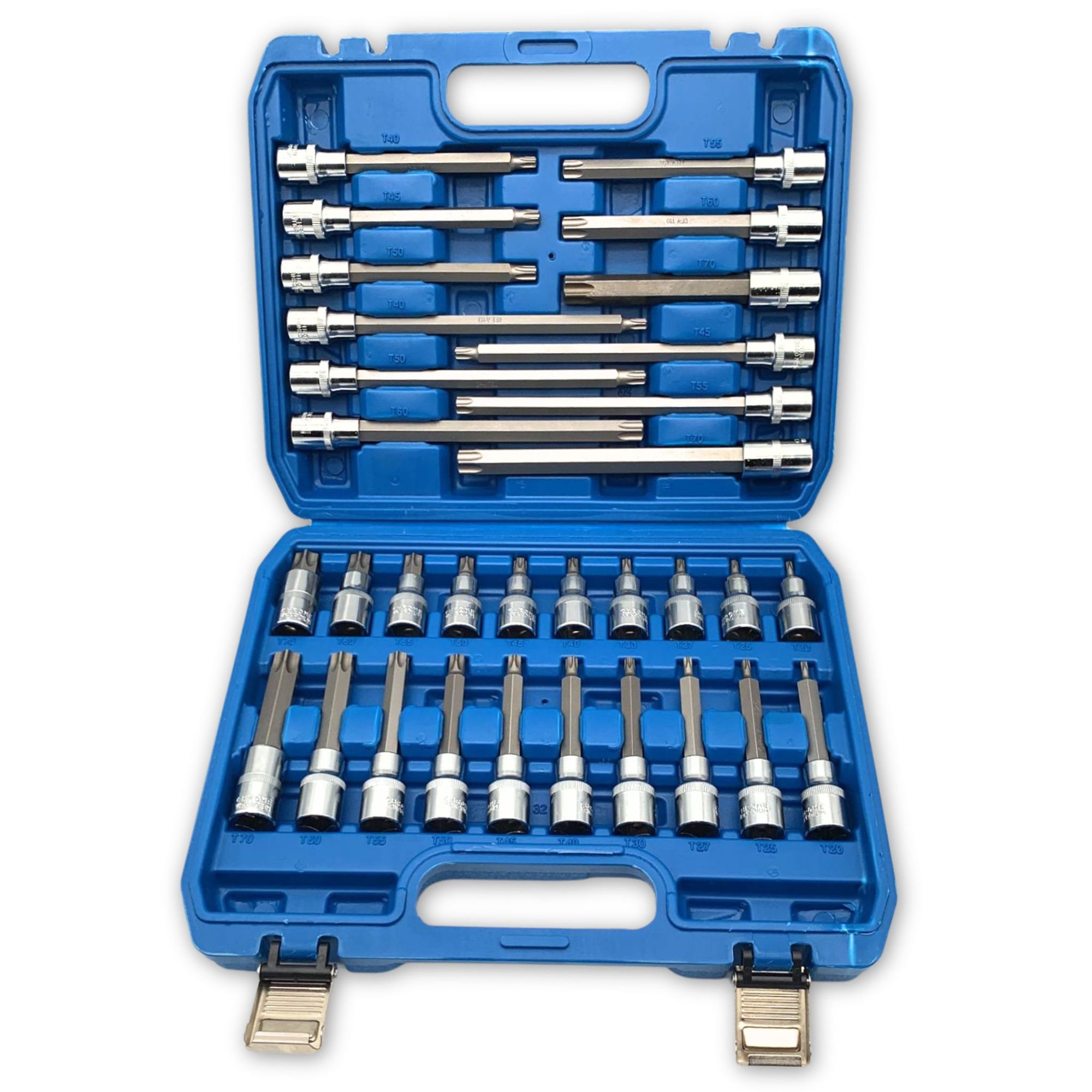 32 Piece Torx Socket and Nut Set, 1/2" Drive - South East Clearance Centre