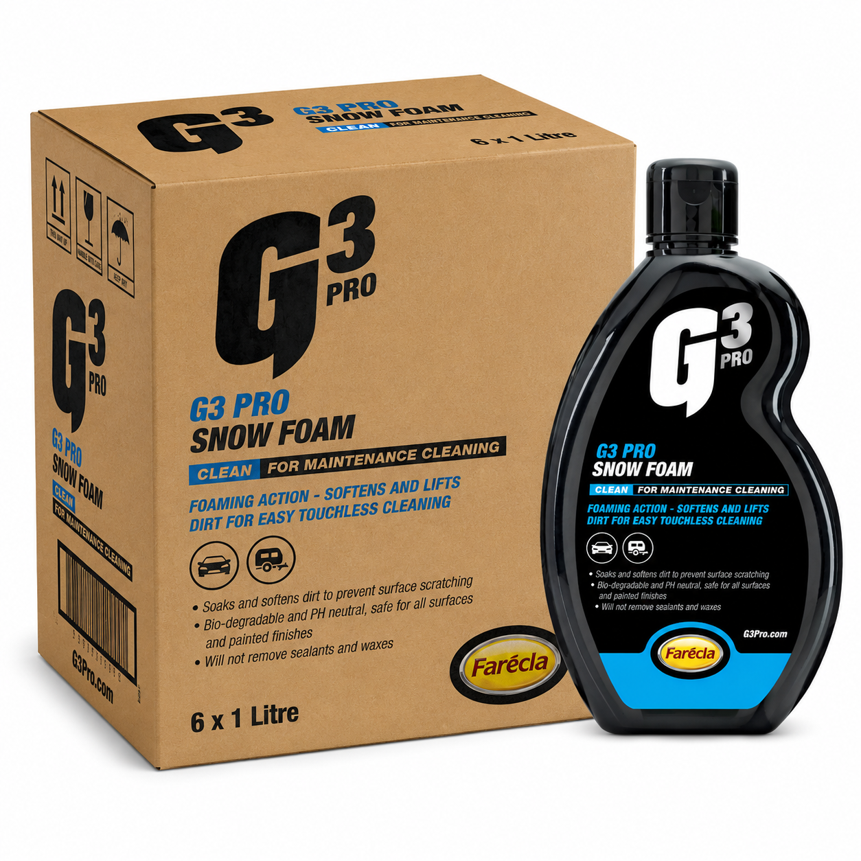 Farécla G3 Pro Snow Foam 500ml – Box of 6