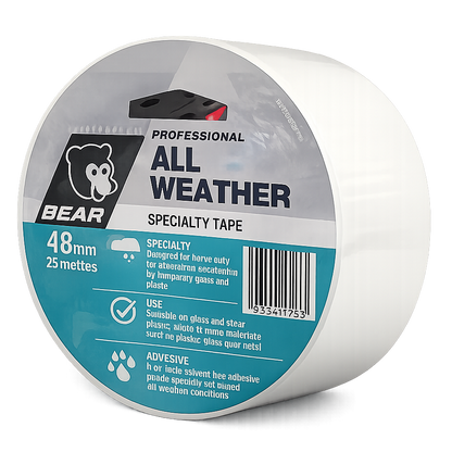 Bear All Weather Specialty Tape 48mm x 25m (30 Rolls) - South East Clearance Centre