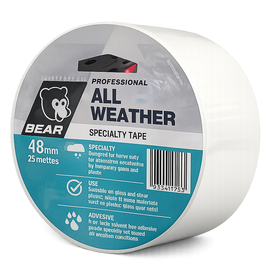 Bear All Weather Specialty Tape 48mm x 25m (30 Rolls) - South East Clearance Centre