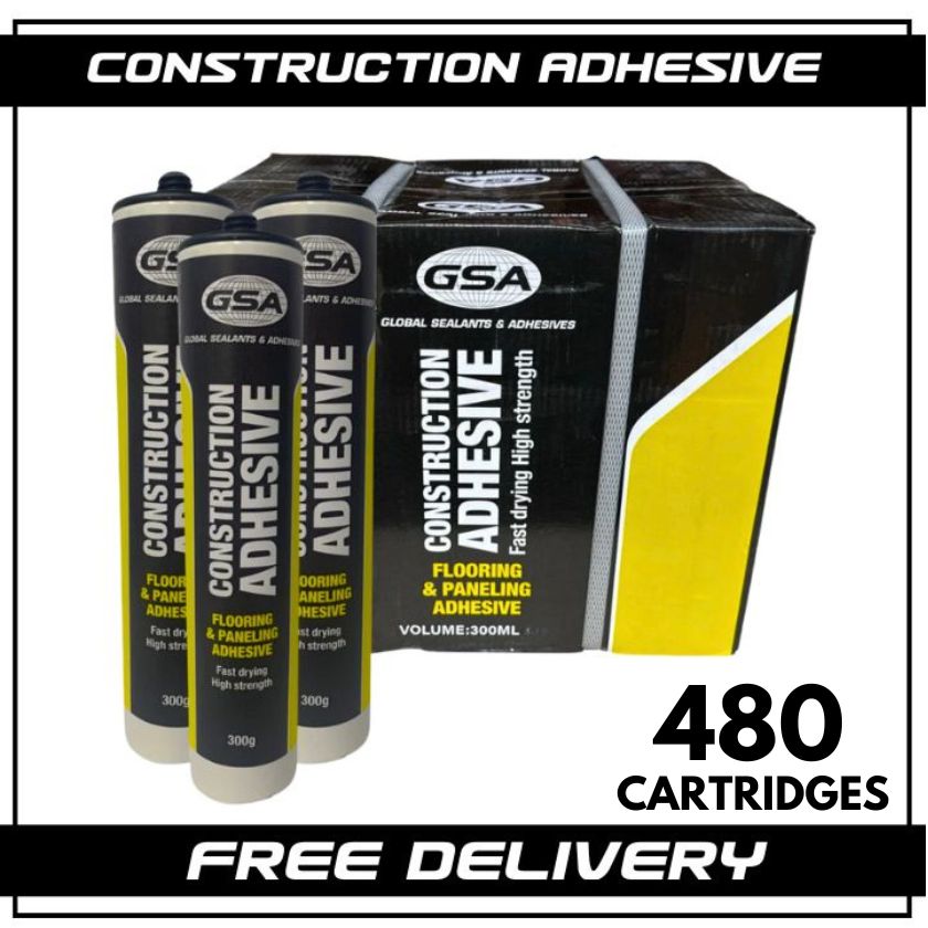 480 Pack | GSA 6998 Construction Adhesive 300 Grams