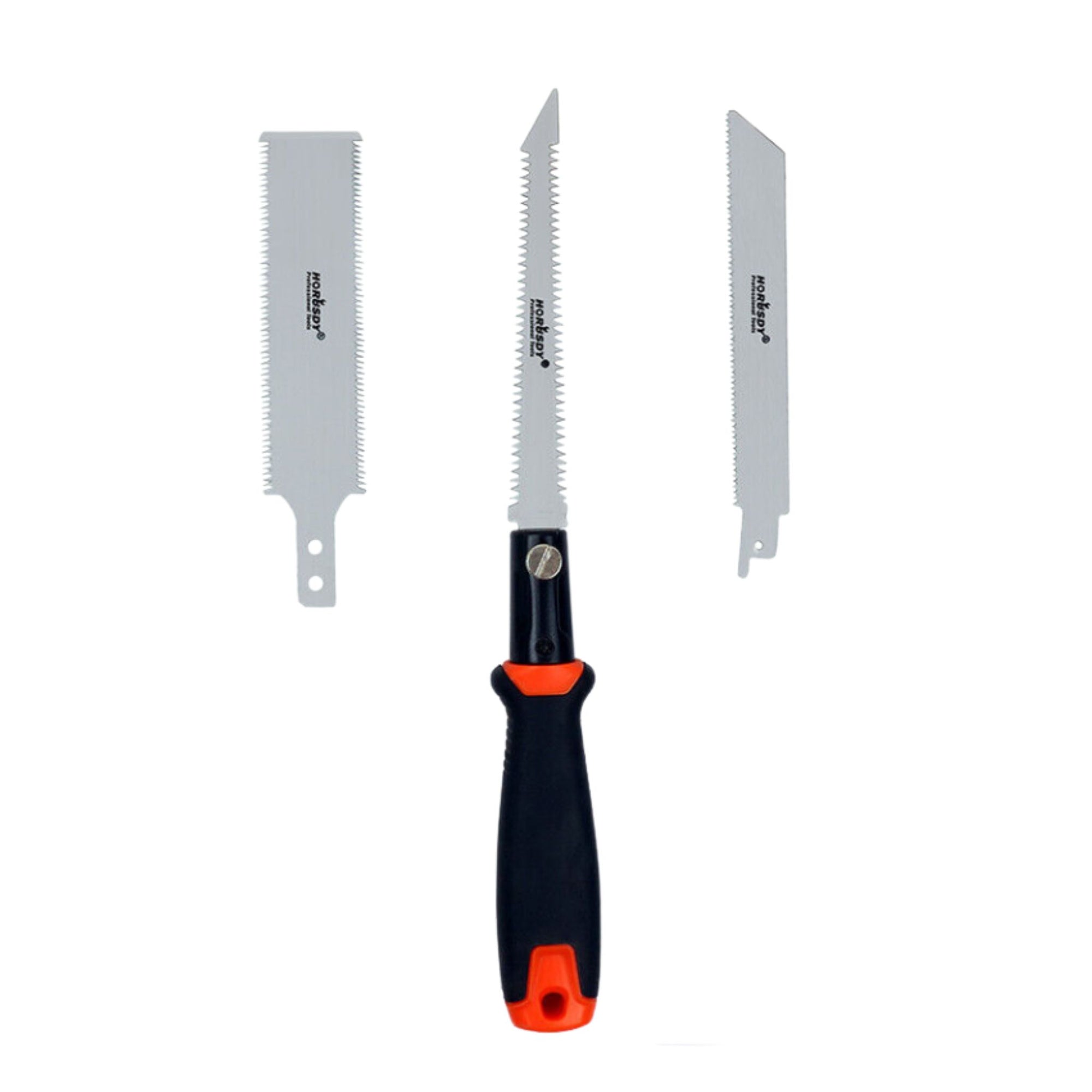 3in1 Mini Hand Saw Set for Wood, Plaster, Fine Timber/Plastic - South East Clearance Centre