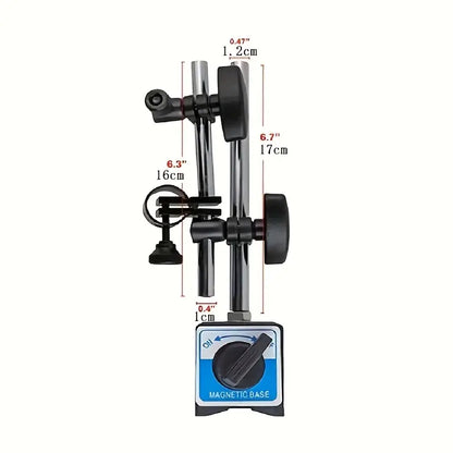 22-Piece Dial Indicator Set with Magnetic Base – 0–10mm Range, 0.01mm Precision Machinist Gauge - South East Clearance Centre