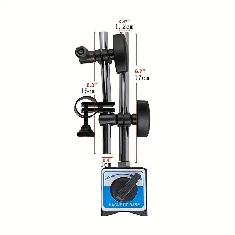 22-Piece Dial Indicator Set with Magnetic Base – 0–10mm Range, 0.01mm Precision Machinist Gauge - South East Clearance Centre