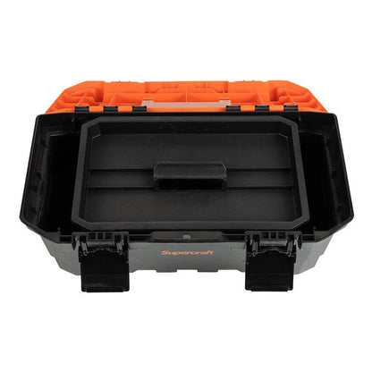 Supercraft Classic Toolbox Durable Portable Home Improvement Tool Storage 408mm - South East Clearance Centre