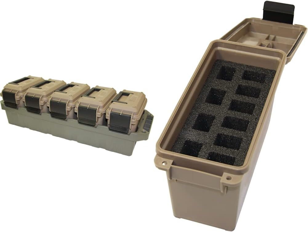 AC5C 5-Can Tactical Ammo Storage Crate with O-Ring Sealed Mini Cans