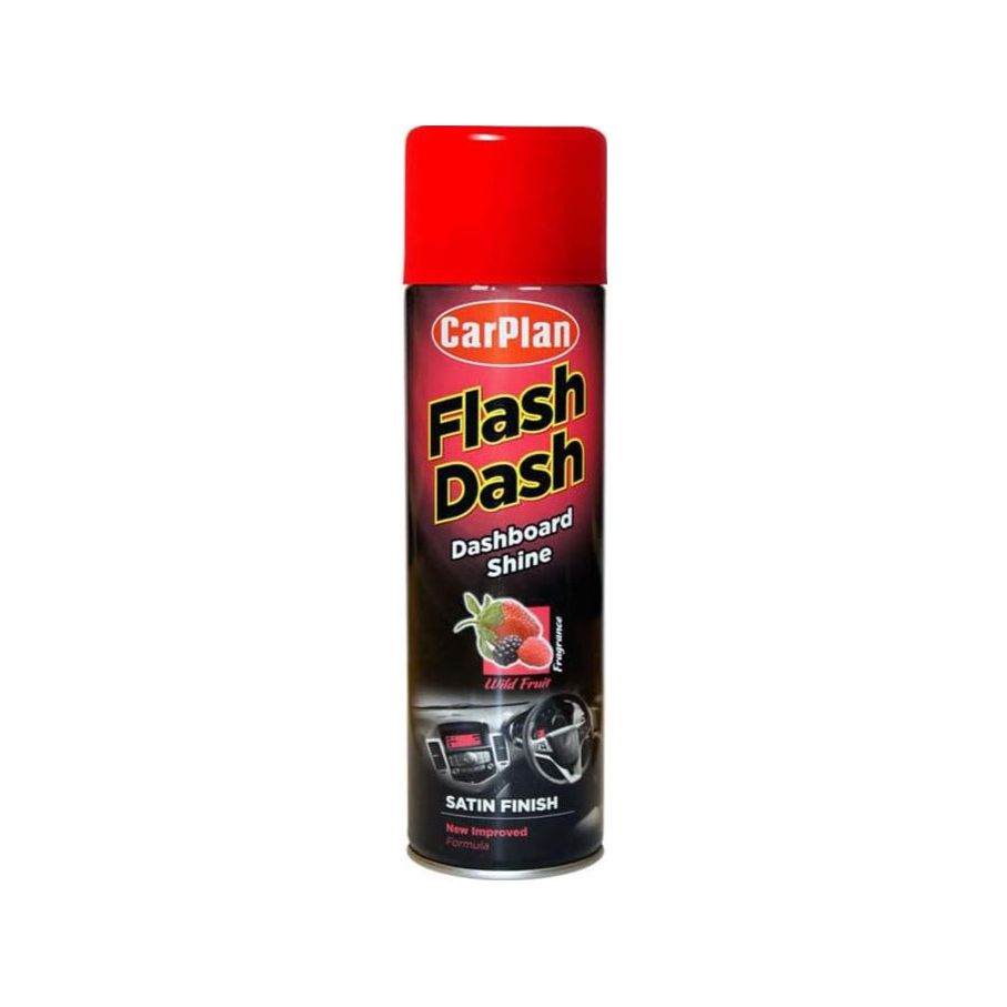 CarPlan FSS506 Flash Dash Satin Dashboard Shine Interior Cleaner Wild Fruits | 500ml - South East Clearance Centre
