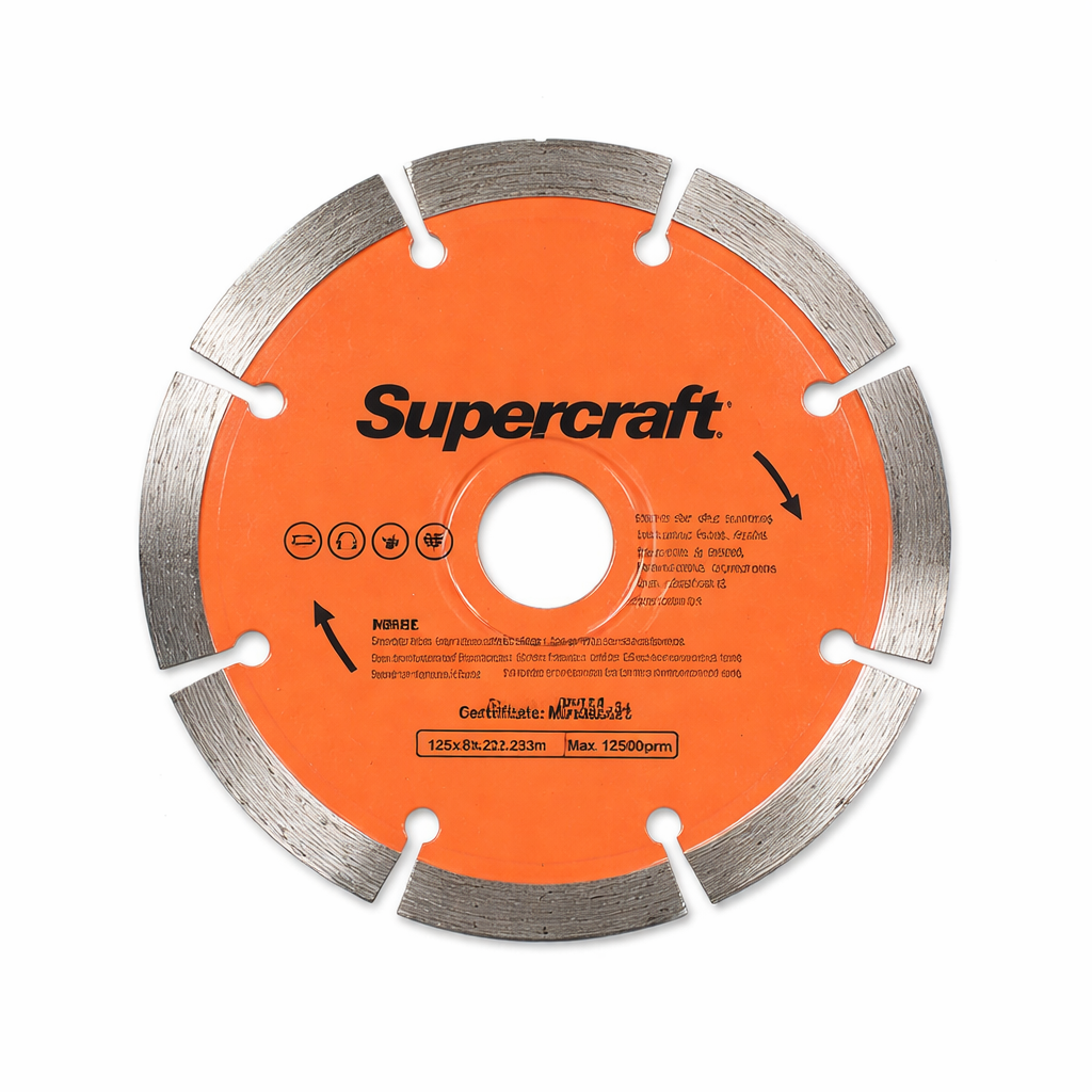 Supercraft Diamond Blade Segmented 125mm - South East Clearance Centre