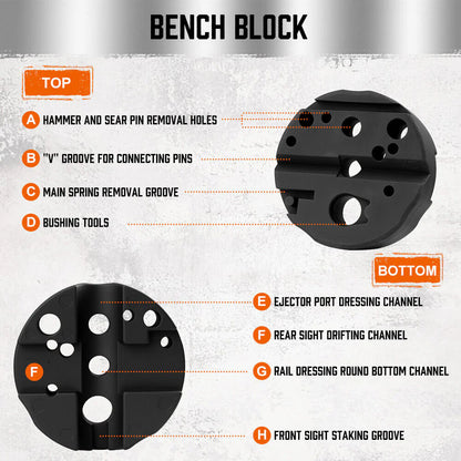 Hammer Punch Set & Bench Block - South East Clearance Centre