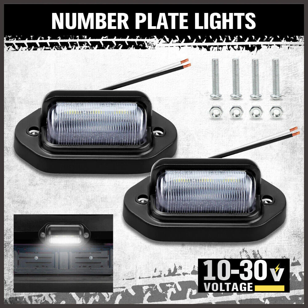 Twin Pack | 3 LED License Number Plate Light Lamp - South East Clearance Centre