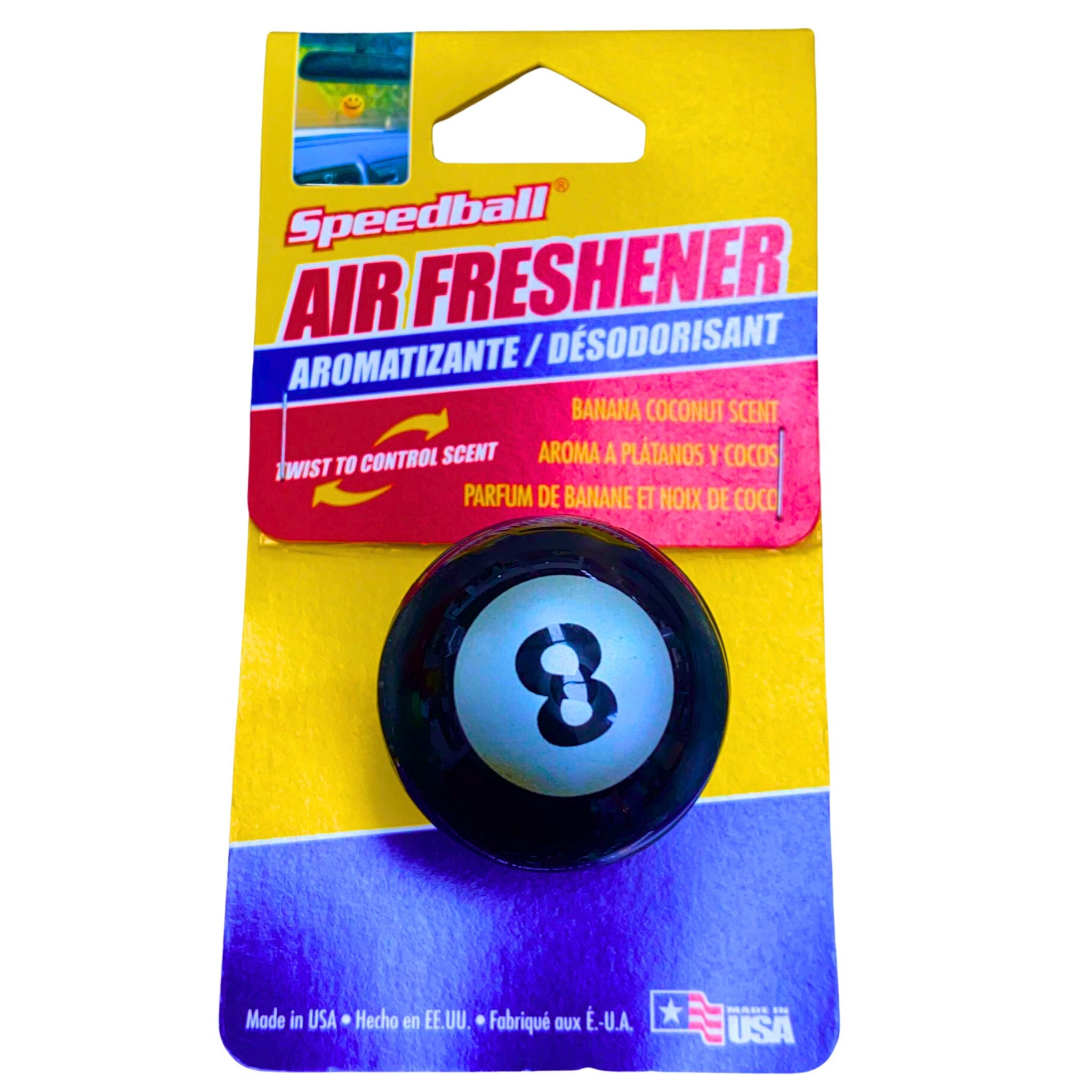 Speedball Face Banana Coconut Vent Air Freshener | 41501 - South East Clearance Centre