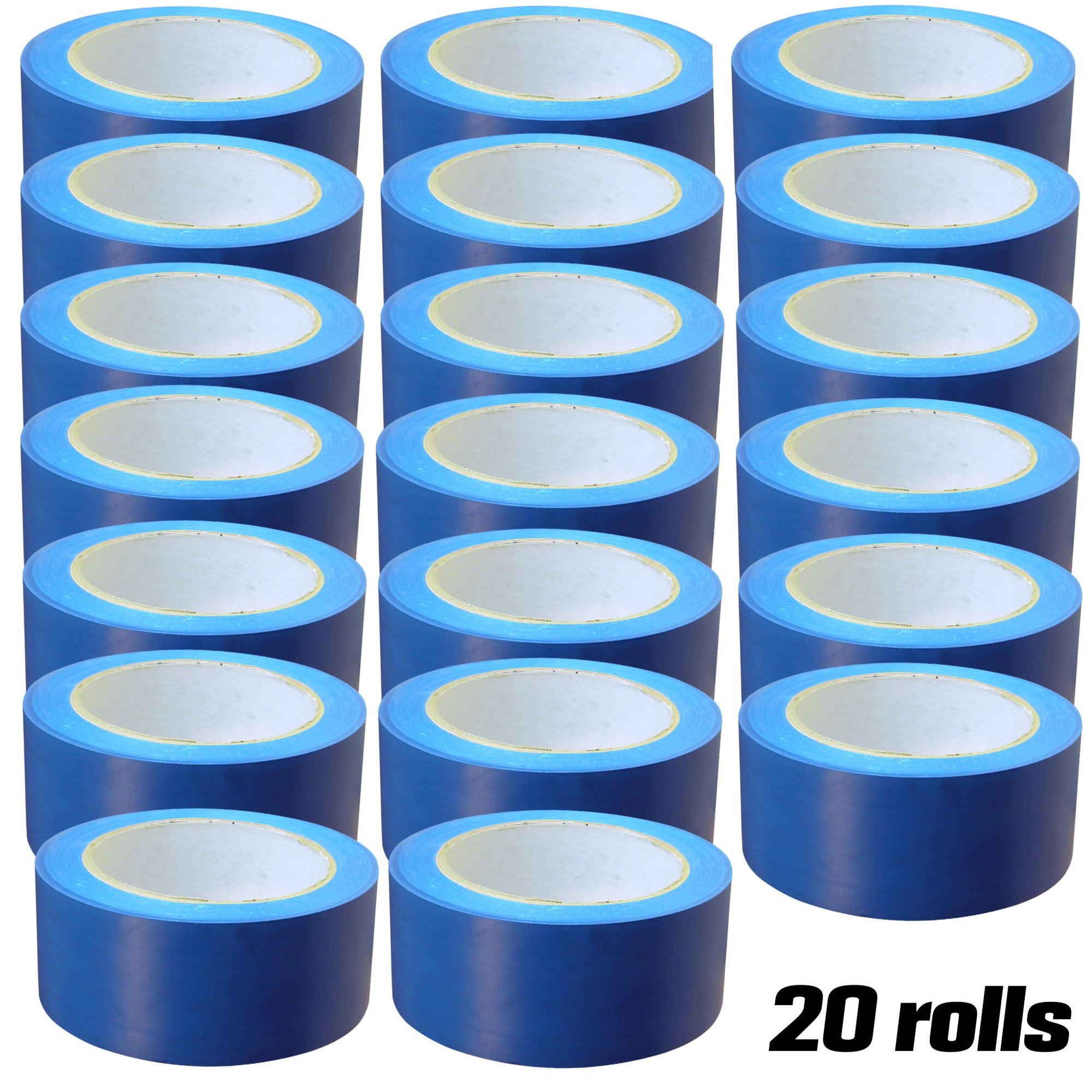 20 Pack | Blue Stucco Tape 30 days tape | 48mm x 25metres - South East Clearance Centre