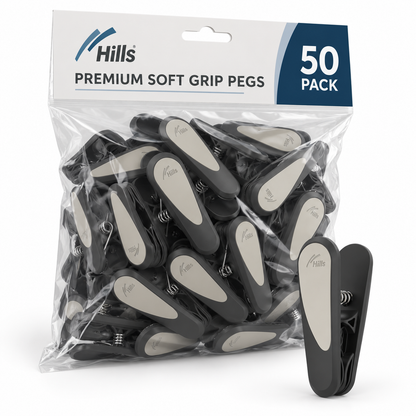 Hills Soft Grip Pegs - 50 Pack
