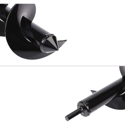 Heavy-duty Power Garden Earth Spiral Drill Bit Post Hole Digger Auger 80x300mm - South East Clearance Centre