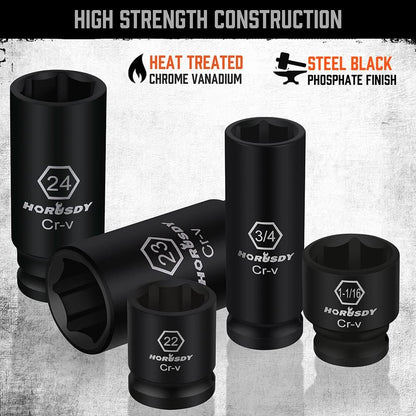 1/2" Drive Impact Socket | 66 Piece Set - South East Clearance Centre