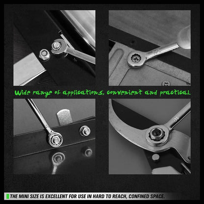 22 Piece Combination Mini Wrench Set (Metric & Imperial) 4-11mm & 5/32'' to 7/16'' - South East Clearance Centre