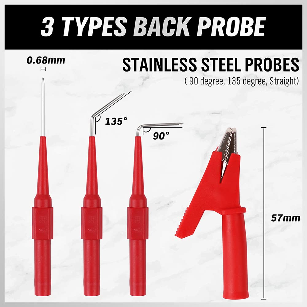 22 Piece Back Probe Kit, Back Probe Pin Kit - South East Clearance Centre