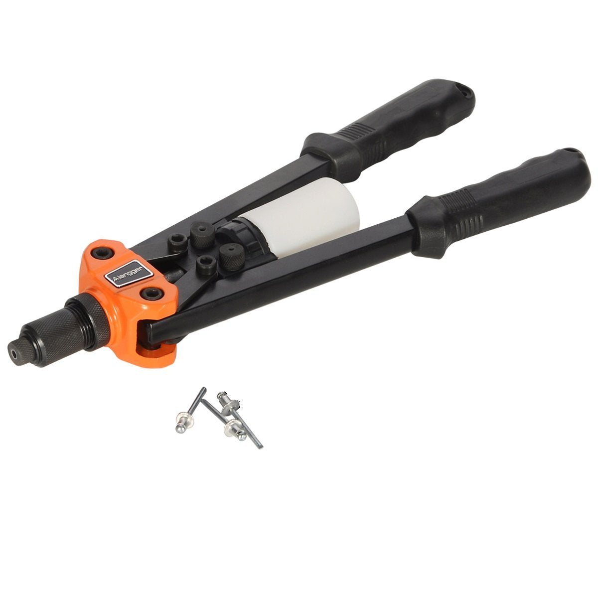 13" Heavy Duty Hand Rivet Gun – Adjustable Sleeve, 3 Nosels - South East Clearance Centre