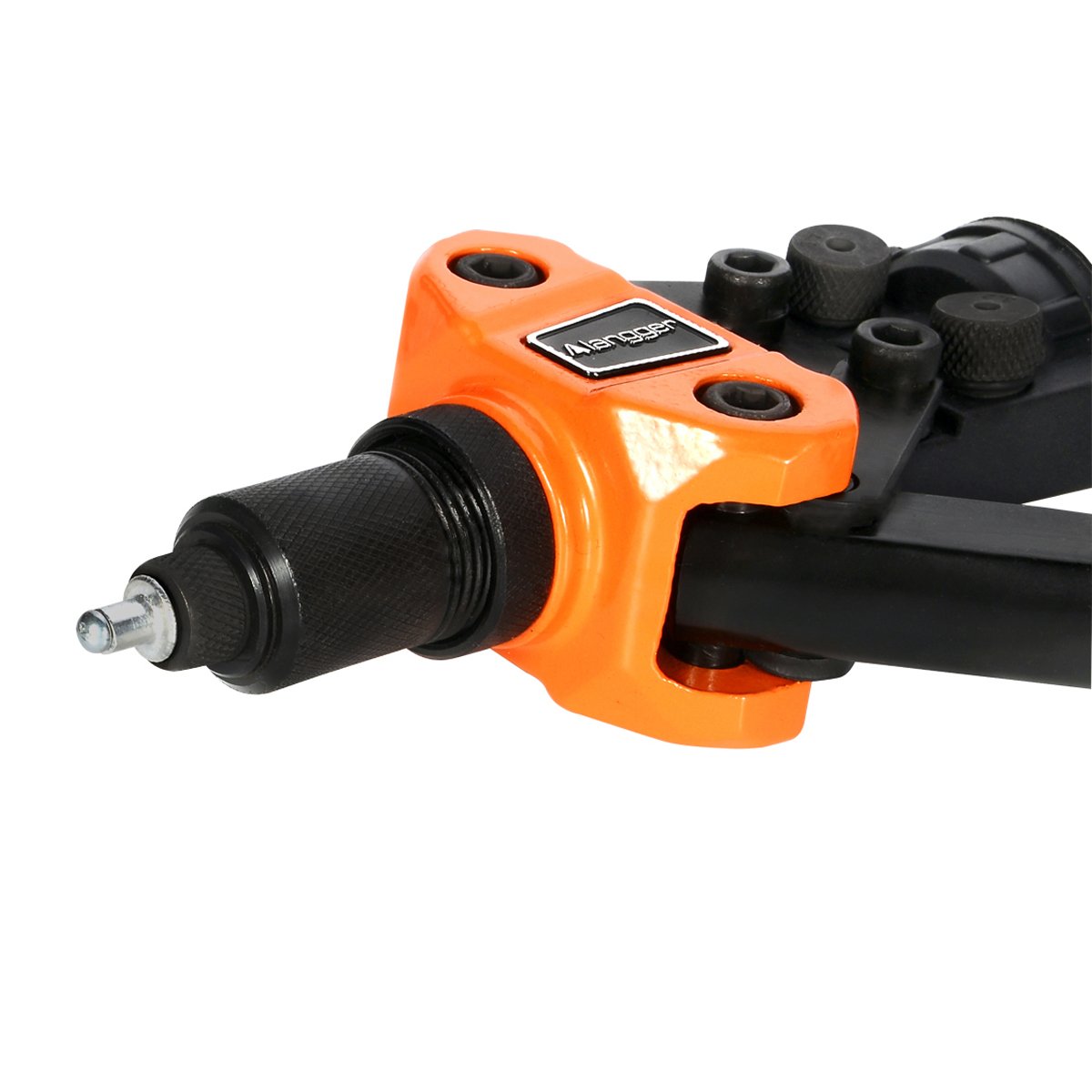 13" Heavy Duty Hand Rivet Gun – Adjustable Sleeve, 3 Nosels - South East Clearance Centre