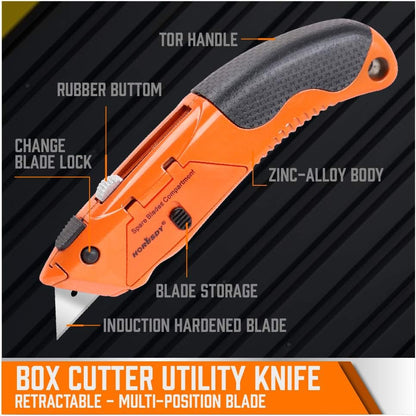 Auto Loading Box Cutter Utility Knife - South East Clearance Centre