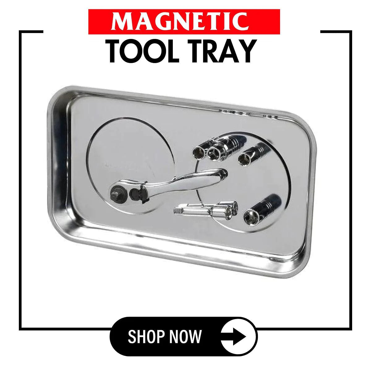 Magnetic Parts Tool Tray Bowl | 237x136x28mm - South East Clearance Centre